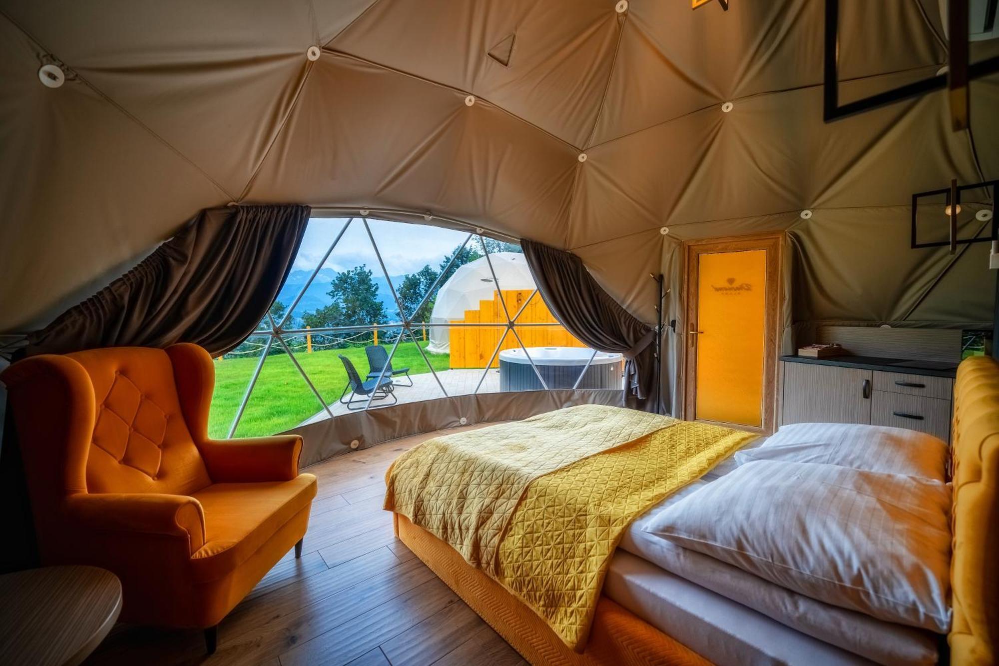 Luxuszelt Diamond Glamp & Jacuzzi